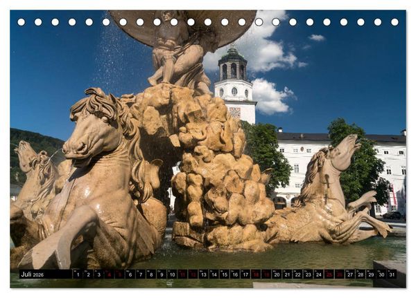 Produktbild: Salzburg - &Ouml;sterreich (Tischkalender 2026 DIN A5 quer), CALVENDO Monatskalender