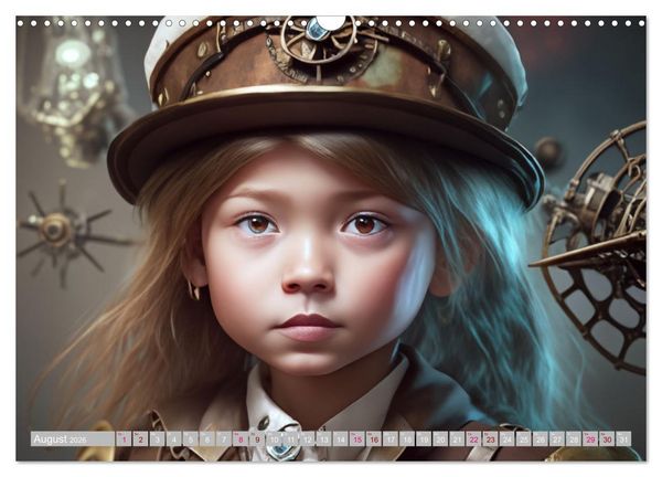 Produktbild: Starke M&auml;dchen - Steampunk Welten (Wandkalender 2026 DIN A3 quer), CALVENDO Monatskalender