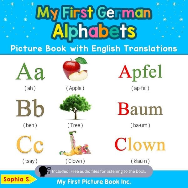 Produktbild: My First German Alphabets Picture Book with English Translations
