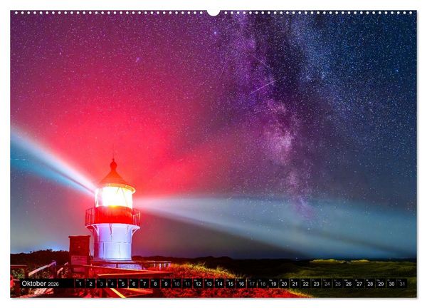Produktbild: Einzigartige Strandansichten auf Amrum (hochwertiger Premium Wandkalender 2026 DIN A2 quer), Kunstdruck in Hochglanz