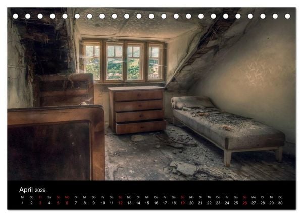 Produktbild: Lost Places - Verlassene Orte (Tischkalender 2026 DIN A5 quer), CALVENDO Monatskalender