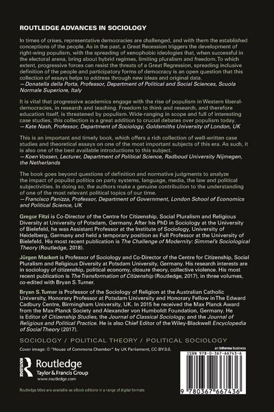 Produktbild: Populism and the Crisis of Democracy