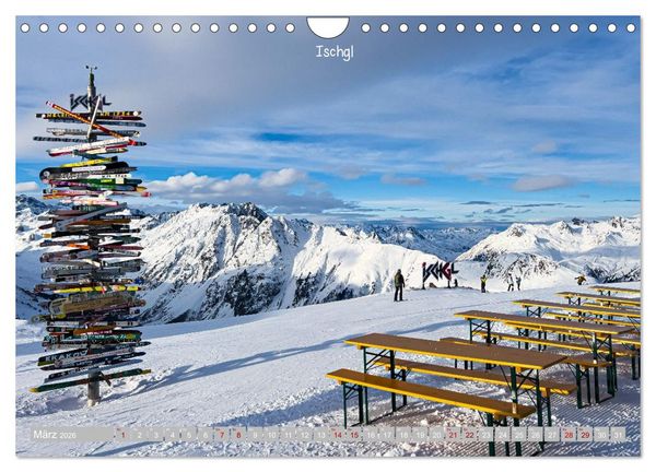 Produktbild: Winterdreams - Lech, Leutasch, Gurgl, Ischgl, S&ouml;lden (Wandkalender 2026 DIN A4 quer), CALVENDO Monatskalender