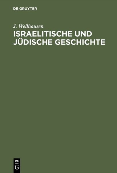 Produktbild: Israelitische und j&uuml;dische Geschichte