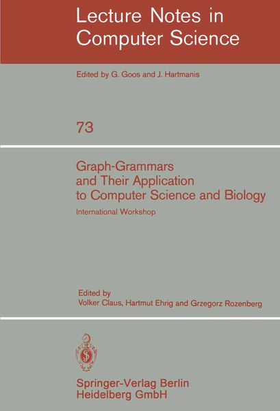 Produktbild: Graph-Grammars and Their Application to Computer Science and Biology