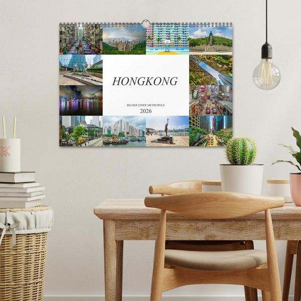 Produktbild: Hongkong Bilder einer Metropole (Wandkalender 2026 DIN A3 quer), CALVENDO Monatskalender