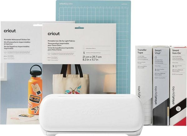 Cricut Joy Xtra Starter Bundle Schneideplotter Gestaltungsset Schnittbreite 21.6cm