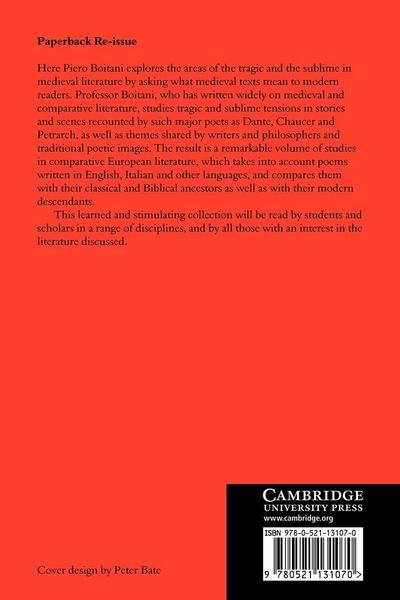 Produktbild: The Tragic and the Sublime in Medieval Literature