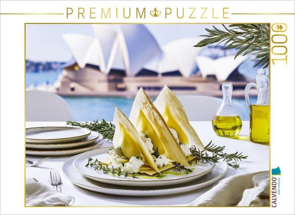 CALVENDO Puzzle Opernhaus in Sydney, Australien | 1000 Teile Lege-Größe 64x48cm Foto-Puzzle für glückliche Stunden