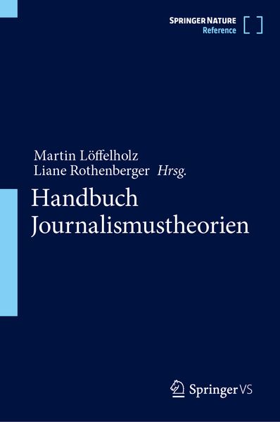 Produktbild: Handbuch Journalismustheorien