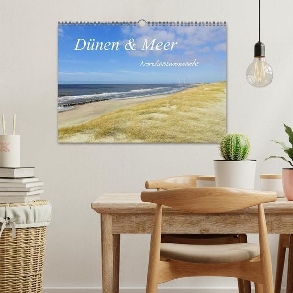 Produktbild: D&uuml;nen und Meer Nordseemomente (Wandkalender 2026 DIN A3 quer), CALVENDO Monatskalender