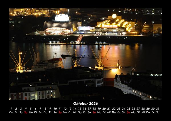 Produktbild: Hamburg 2026 Fotokalender DIN A3