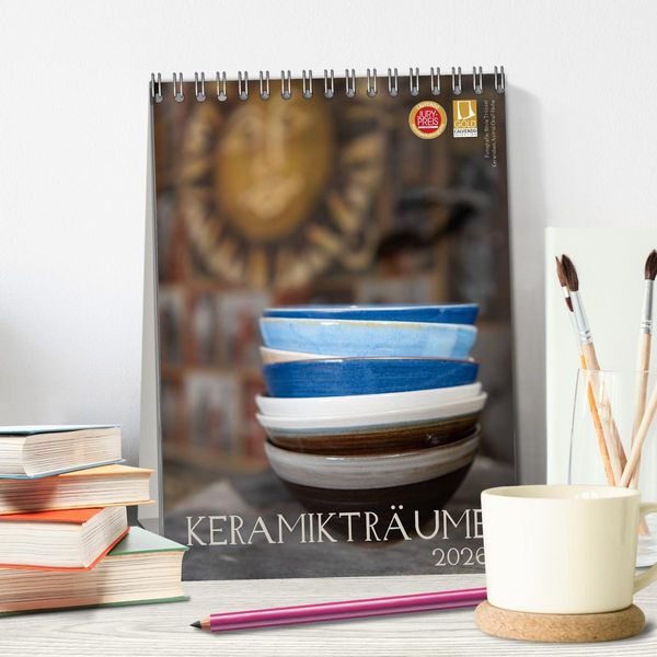 Produktbild: Keramiktr&auml;ume (Tischkalender 2026 DIN A5 hoch), CALVENDO Monatskalender