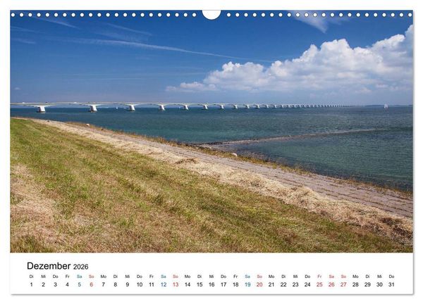Produktbild: Seeland - Impressionen aus dem S&uuml;dwesten der Niederlande (Wandkalender 2026 DIN A3 quer), CALVENDO Monatskalender