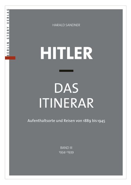Produktbild: Hitler - Das Itinerar (Band III)