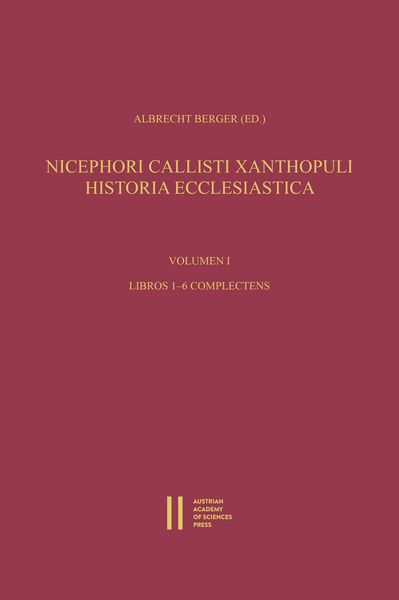 Produktbild: Nicephori Callisti Xanthopuli Historia Ecclesiastica