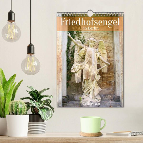Produktbild: Friedhofsengel in Berlin (Wandkalender 2026 DIN A4 hoch), CALVENDO Monatskalender