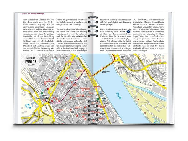 Produktbild: KOMPASS Radreisef&uuml;hrer Rheinradweg