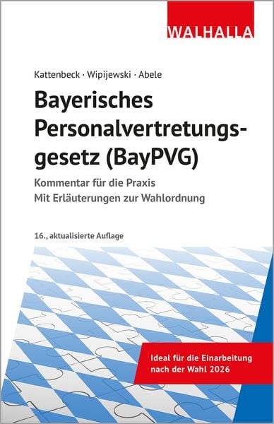 Produktbild: Bayerisches Personalvertretungsgesetz (BayPVG)