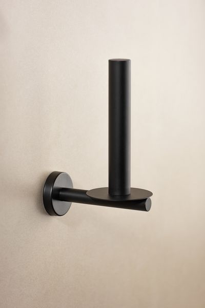 Produktbild: Toilettenpapier-Ersatzrollenhalter Mod. Bosio Black, rostfrei