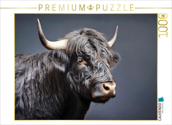 "CALVENDO Puzzle Ein Motiv aus dem Kalender ""Only Black"" | 1000 Teile Lege-Größe 64x48cm Foto-Puzzle für glückliche Stunden"
