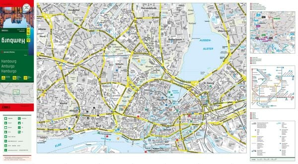 Produktbild: freytag & berndt Innenstadtplan Hamburg 1:10.000