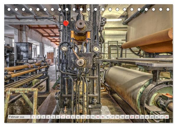 Produktbild: Vergessene Technik - abgeschaltet und stillgelegt (Tischkalender 2026 DIN A5 quer), CALVENDO Monatskalender