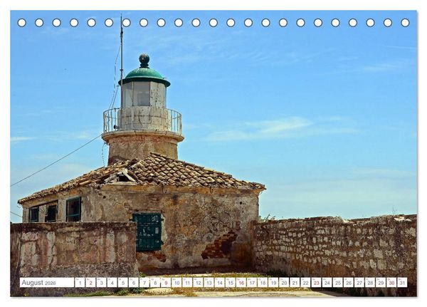 Produktbild: Faszination Korfu (Tischkalender 2026 DIN A5 quer), CALVENDO Monatskalender