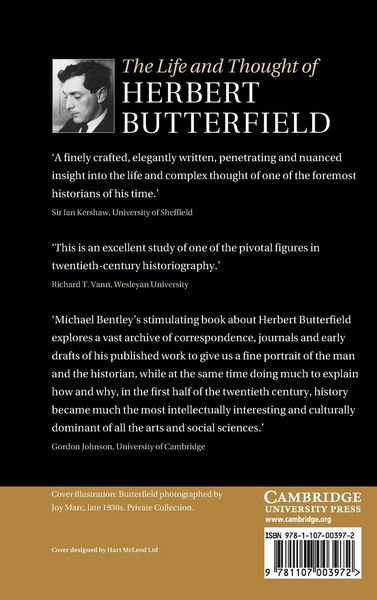 Produktbild: The Life and Thought of Herbert Butterfield