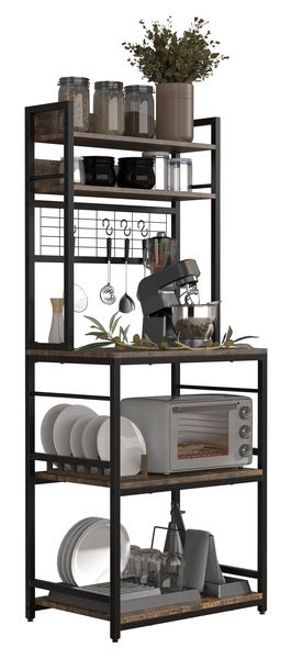Produktbild: K&uuml;chenregal Kommode Buffet Mikrowelle Kolari