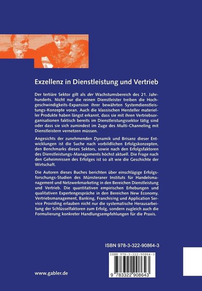 Produktbild: Exzellenz in Dienstleistung und Vertrieb