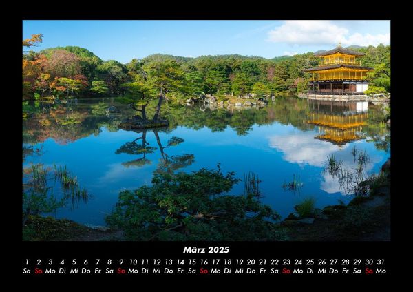 Produktbild: Tempel 2025 Fotokalender DIN A3
