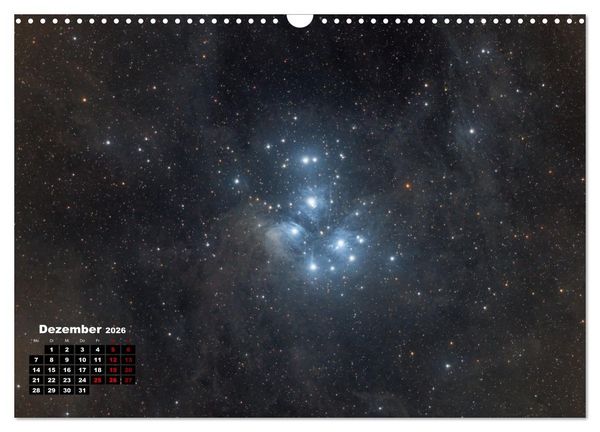 Produktbild: InfinityAstro - die Unendlichkeit im Bild - Astrofotos von Roland Schliessus (Wandkalender 2026 DIN A3 quer), CALVENDO Monatskalender