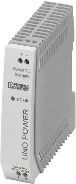 Phoenix Contact UNO-PS/1AC/24DC/30W Hutschienen-Netzteil (DIN-Rail) 24 V/DC 1.25 A 30 W Anzahl Ausgänge:1 x Inhalt 1 St.