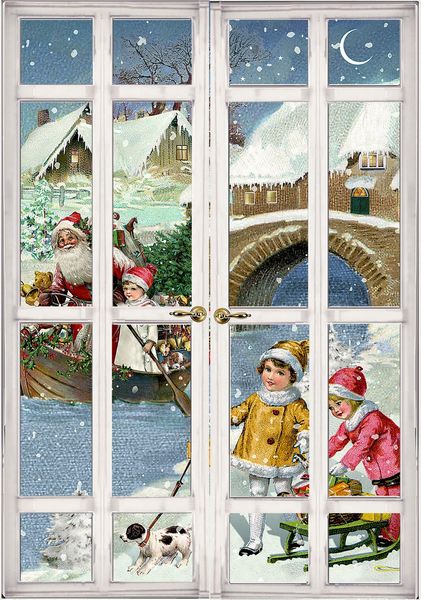 Produktbild: Mini-Adventskalender &ndash; Nostalgische Adventsfenster