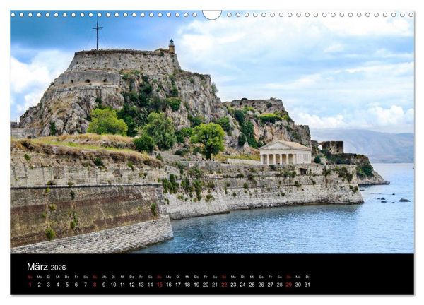 Produktbild: Von Korfu bis Antipaxos (Wandkalender 2026 DIN A3 quer), CALVENDO Monatskalender
