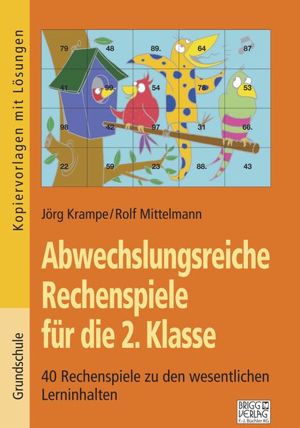 Produktbild: Abwechslungsreiche Rechenspiele f&uuml;r die 2. Klasse