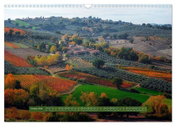 Produktbild: Umbria The green heart of Italy (Wall Calendar 2026 DIN A3 landscape), CALVENDO 12 Month Wall Calendar