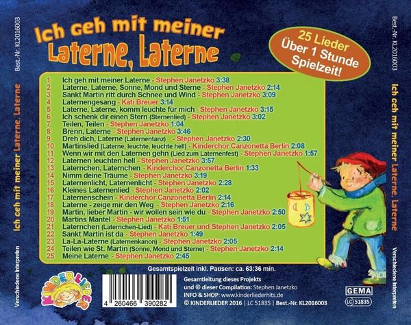 Produktbild: Ich geh mit meiner Laterne, Laterne