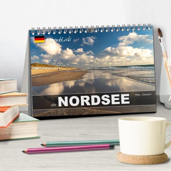 Produktbild: Meerblick - die Nordsee (Tischkalender 2027 DIN A5 quer), CALVENDO Monatskalender