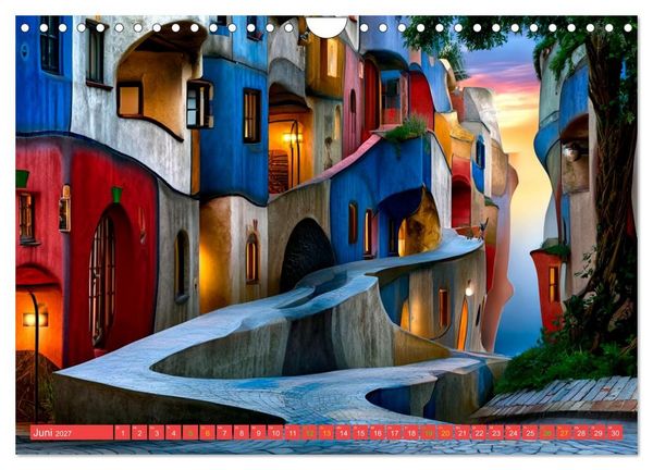 Produktbild: Das Paradies der tanzenden H&auml;user (Wandkalender 2027 DIN A4 quer), CALVENDO Monatskalender