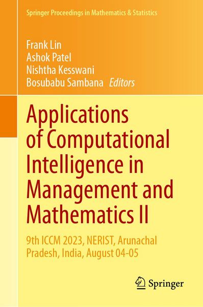 Produktbild: Applications of Computational Intelligence in Management and Mathematics II