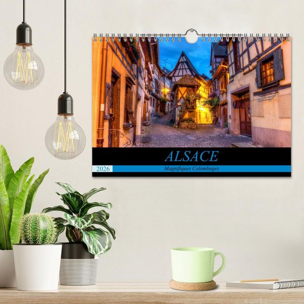 Produktbild: Alsace, magnifiques colombages (Calendrier mural 2026 DIN A4 vertical), CALVENDO calendrier mensuel