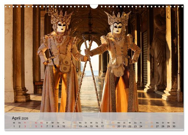 Produktbild: Venedigs Sch&ouml;nheiten (Wandkalender 2026 DIN A3 quer), CALVENDO Monatskalender