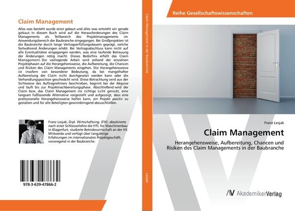 Claim Management, Taschenbuch von Franz Lesjak, AV Akademikerverlag, 9783639478662
