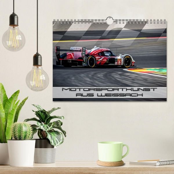 Produktbild: Motorsportkunst aus Weissach (Wandkalender 2026 DIN A4 quer), CALVENDO Monatskalender