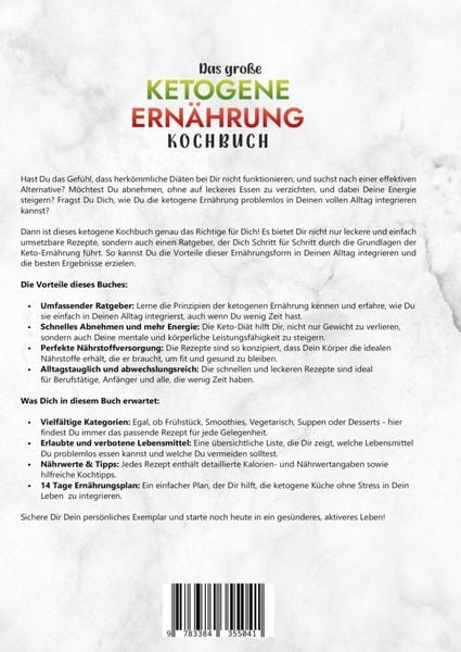 Produktbild: Das gro&szlig;e Ketogene Ern&auml;hrung Kochbuch