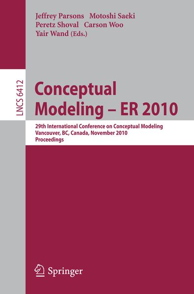 Produktbild: Conceptual Modeling &ndash; ER 2010
