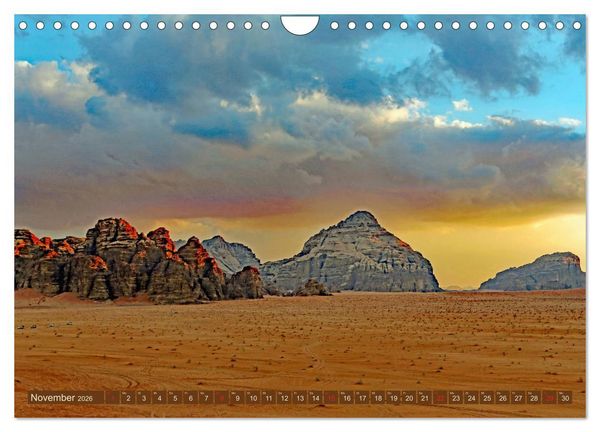 Produktbild: Die W&uuml;ste Wadi Rum (Wandkalender 2026 DIN A4 quer), CALVENDO Monatskalender