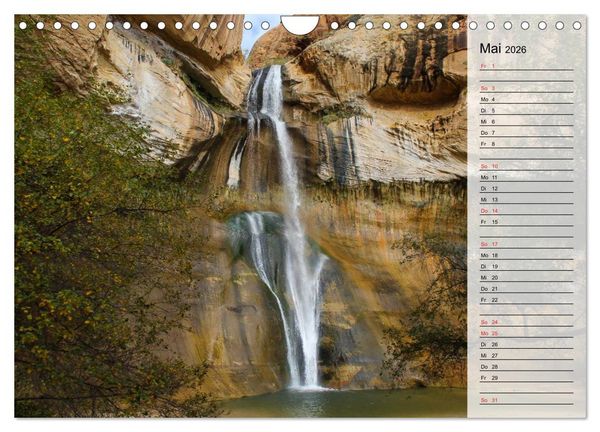 Produktbild: USA 2026 Utah - Sandstein und Canyons (Wandkalender 2026 DIN A4 quer), CALVENDO Monatskalender